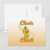 Choir Chick Briefkaart (Voorkant / Achterkant)