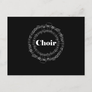 Choir Chorus Choral Music Conductor Notes Gift Briefkaart
