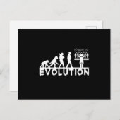Choir Conductor Evolution Chorus Choral Music Gift Briefkaart (Voorkant / Achterkant)