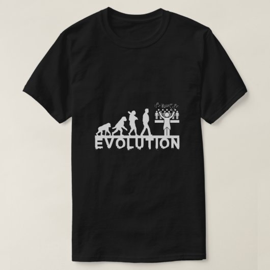 Choir Conductor Evolution Chorus Choral Music Gift T-shirt (Design voorkant)