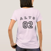 Choir Culture Alto 02 vrouwen t-shirt (Achterkant)