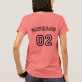 Choir Culture Soprano 02 T-shirt voor vrouwen (Achterkant)