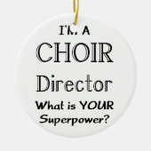 Choir directeur keramisch ornament (Voorkant)