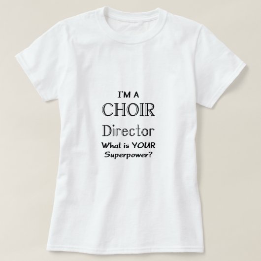 Choir directeur t-shirt (Design voorkant)