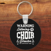 Choir Director Chorus Choral Music Singer Gift Sleutelhanger (Voorkant)