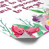 Choir Director Chorus lerares Appreciation Gift Poster (Hoek)