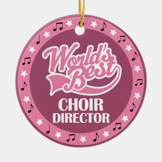Choir Director Gift for her Keramisch Ornament (Voorkant)