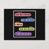 Choir Director Tenor Soprano Altos Basses Chorus G Briefkaart (Voorkant)