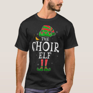 Choir Elf Group Matching Family KerstChurch S T-shirt