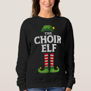 Choir Elf Matching Family Group Kerstmis Pajama Trui