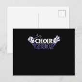 Choir Geek Chorus Choral Music Conductor Gift Briefkaart (Voorkant / Achterkant)
