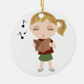 Choir Girl Keramisch Ornament (Voorkant)