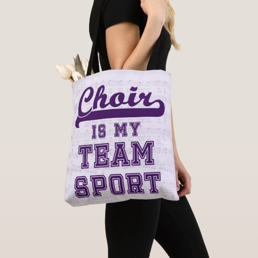 Choir is mijn teamsport tote bag (Dichtbij)