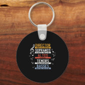 Choir Joke Shirt _ Funny Music Singing Tee _ Men W Sleutelhanger (Voorkant)