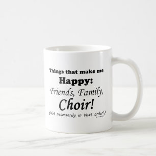 Choir maakt me gelukkig koffiemok