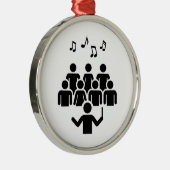 Choir Metalen Ornament (Rechts)