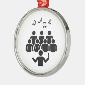 Choir Metalen Ornament (Links)
