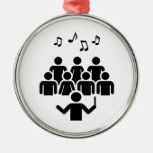 Choir Metalen Ornament (Voorkant)