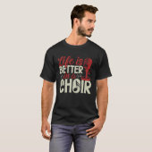 Choir   Music Group Singer Choir Teachers T-shirt (Voorkant volledig)