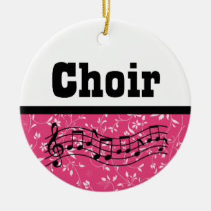 Choir Music Keramisch Ornament