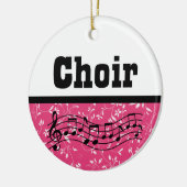 Choir Music Keramisch Ornament (Links)