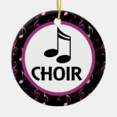 Choir Muzieknoten Ornament Gift (Voorkant)