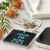 Choir Nerd Sleutelhanger (Voorkant Rechts)