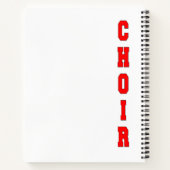 Choir Notitieboek (Achterkant)