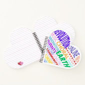 Choir of the Earth Word Cloud Notitieboek (Binnen)