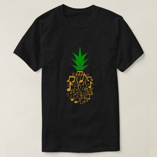 Choir Pineapple Chorus Choral Music Clef Gift T-shirt (Design voorkant)