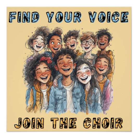 Choir Poster (Voorkant)