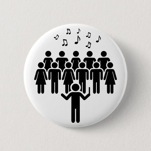 Choir Ronde Button 5,7 Cm (Voorkant)
