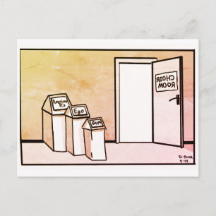 Choir Room-postkaart Briefkaart