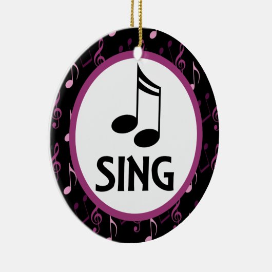 Choir Sing Music Kerstmis Keepomwille Ornament (Rechts)