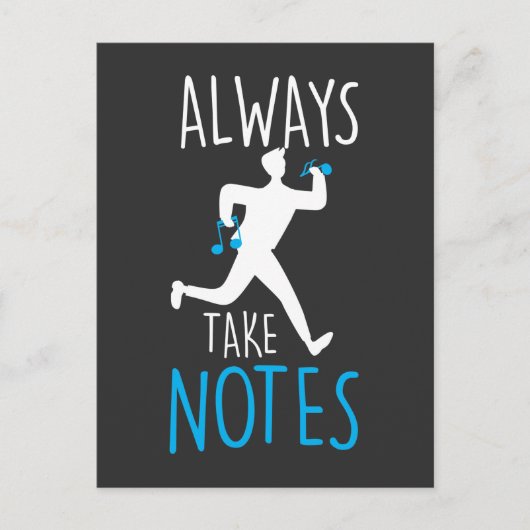 Choir Singer Musician Musical Orchestra Lover Briefkaart (Voorkant)