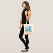 Choir Singer Tote Bag (Voorkant (model))