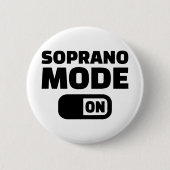 Choir Soprano-modus ingeschakeld Ronde Button 5,7 Cm (Voorkant)