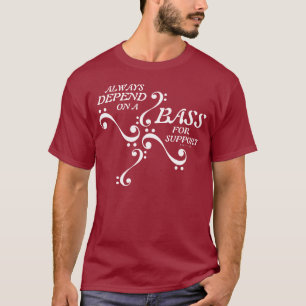Choir T-Shirt-Bass voor ondersteuning 12 T-shirt