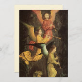 Choir van Angels door Simon Marmion, renaissance A (Voorkant / Achterkant)