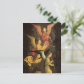 Choir van Angels door Simon Marmion, renaissance A Briefkaart (Staand voorkant)