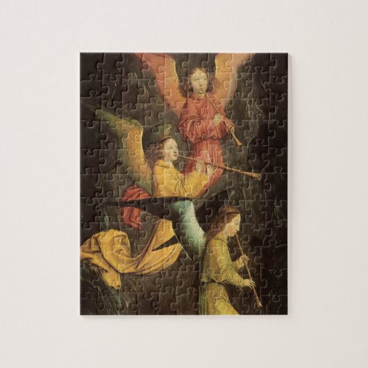 Choir van Angels door Simon Marmion, renaissance A Legpuzzel (Verticaal)