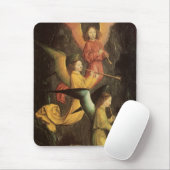 Choir van Angels door Simon Marmion, renaissance A Muismat (Met muis)