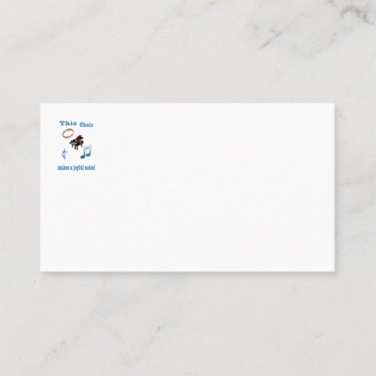 Choir Visitekaartje (Voorkant)