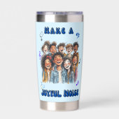 Choirs Joyful Noise Geïsoleerde Drinkbeker (Achterkant)