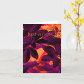 Choisya Autumn 3 "Just a note"-biljet verticaal Kaart (Gele Bloem)