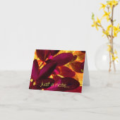 Choisya Autumn "Just a note"-briefkaart Kaart (Gele Bloem)