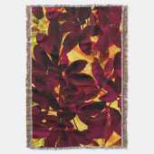 Choisya Autumn throw Deken (Voorkant Verticaal)