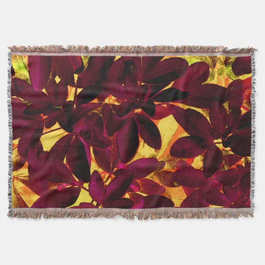 Choisya Autumn throw Deken (Voorkant)