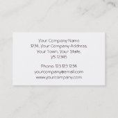 Choisya Autumn visitekaartje stripe white (Achterkant)