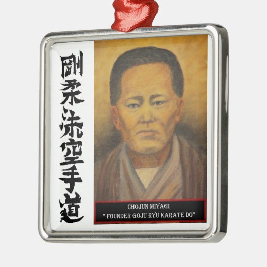 Chojun Miyagi Metalen Ornament (Links)